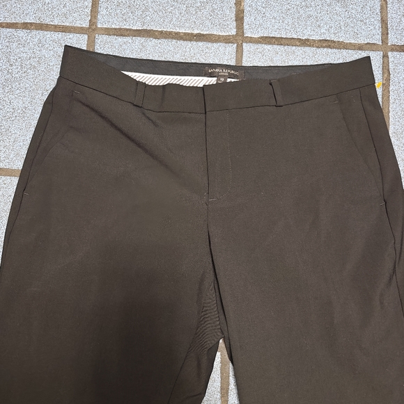 Banana Republic Logan Italian Wool Women's Straight Leg Pants Size 10 - Picture 4 of 13